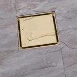 Sifon pardoseala sistem antimiros Es, Alama Elit's 100 mm , Gold mat - imagine 3
