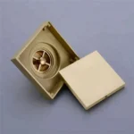 Sifon pardoseala sistem antimiros Es, Alama Elit's 100 mm , Gold mat - imagine 2
