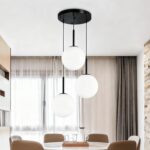 Lustră Model MX 159-3 BK – Design Modern, 3 x E27