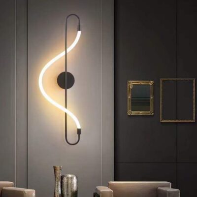 Aplică LED Model 9209 – Design Modern, 16W, Negru