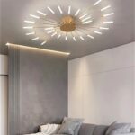 Lustră LED Model G4003-28 GD cu Telecomandă – Design Elegant, 112W