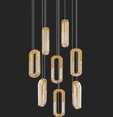 Lustră LED Model LT360/9 – cu Telecomandă, 216W