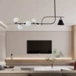 Lustră Model DX1022-7 BK – Design Modern, G9 + E14