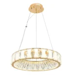 Candelabru LED Model L72001-500 – Cristal & Metal, 98W, Auriu - imagine 2