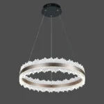Pendul LED Model R9189-600 – cu Telecomandă, 132W, Maro