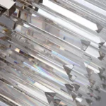 Candelabru Model WL339-600 – Cristal & Metal, 10 x E27, Argintiu - imagine 3