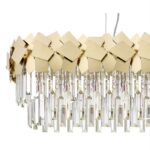 Candelabru Model SE-W9026-800×300 – Cristal, 14 x E14 - imagine 3
