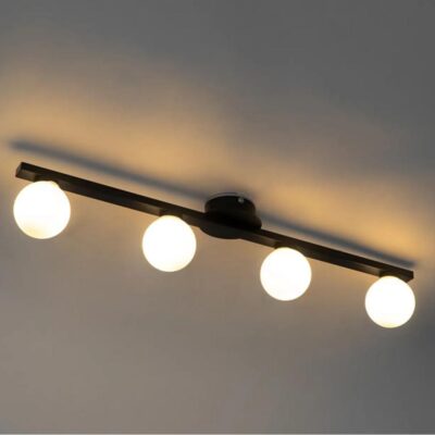 Lustră Model CD 508-4 BK – 4 x G9, Design Modern