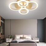 Lustră LED Model 3862-2+2 GD – cu Telecomandă, 84W