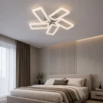 Lustră LED Model K2551-5 – 160W, Telecomandă, 3 Tipuri de Lumină, Intensitate Reglabilă