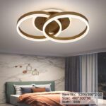 Lustră LED Model 5206-300 GD – cu Telecomandă, 90W, Dimabilă
