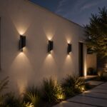 Aplică LED Exterior Dublu Fascicul 10W