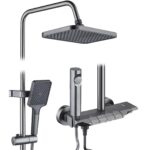 Coloană Duș 4 Funcții, Gri/Negru – XH8111 - imagine 4