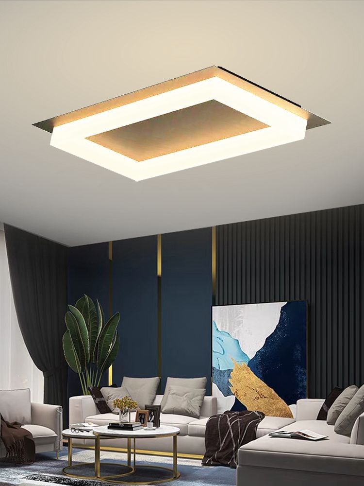 produs-1788829739110 Lustră LED cu Telecomandă Gold 700×350mm - imagine 1