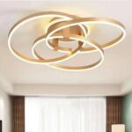 Lustră LED cu Telecomandă Gold – C823-3 GD