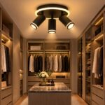 Spot Tavan LED cu 3 Spoturi Orientabile – CH8003-3 BK